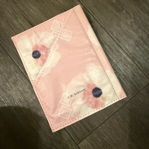 Gibson Pink and White Floral Passport Holder